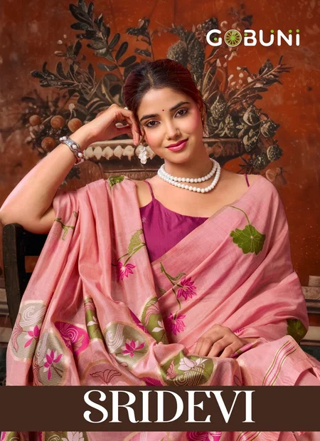 Sridevi by Gobuni Khadi cotton saree collections